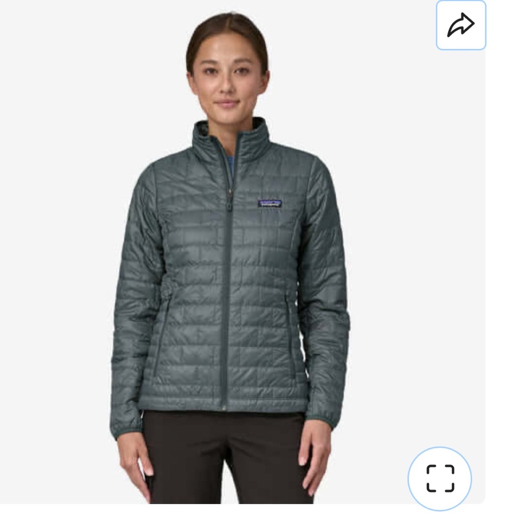 Patagonia Women's Nano Puff Blue Puffer Jacket